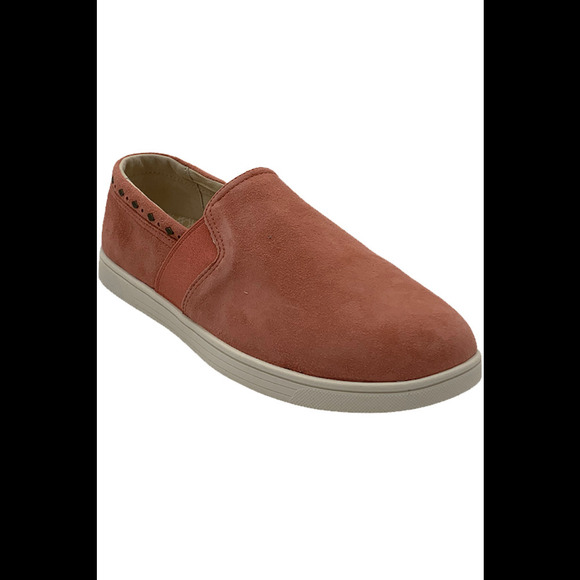 Spenco Orthotic Suede Water Repellent Slip-On Shoes Santa Terracotta - Medium - Picture 3 of 4
